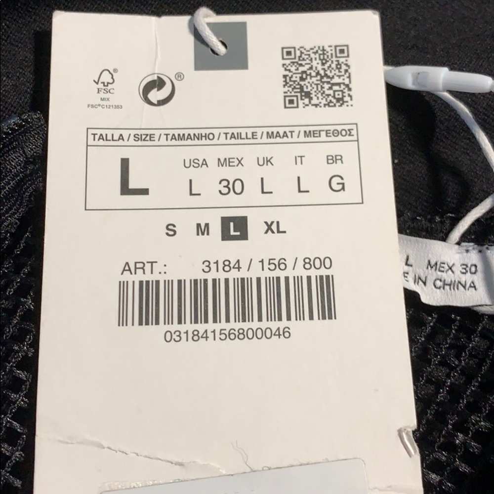 NWT. Zara Black Pencil Dress. Size S, L. - Picture 7 of 8